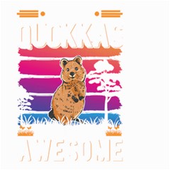 Quokka T-shirtbecause Quokkas Are Freaking Awesome T-shirt Small Garden Flag (two Sides) by EnriqueJohnson