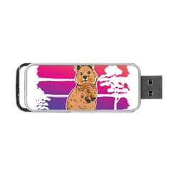 Quokka T-shirtbecause Quokkas Are Freaking Awesome T-shirt Portable Usb Flash (one Side) by EnriqueJohnson