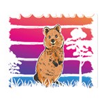 Quokka T-shirtbecause Quokkas Are Freaking Awesome T-shirt Two Sides Premium Plush Fleece Blanket (Large) 80 x60  Blanket Front