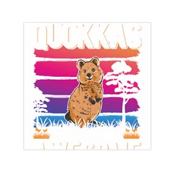 Quokka T-shirtbecause Quokkas Are Freaking Awesome T-shirt Square Satin Scarf (30  X 30 ) by EnriqueJohnson