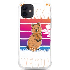 Quokka T-shirtbecause Quokkas Are Freaking Awesome T-shirt Iphone 12/12 Pro Tpu Uv Print Case by EnriqueJohnson