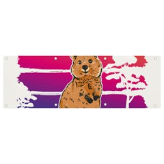 Quokka T-shirtbecause Quokkas Are Freaking Awesome T-shirt Banner And Sign 9  X 3  by EnriqueJohnson