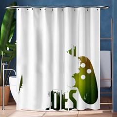 Gaming Controller Quote T- Shirt A Gaming Controller Quote Video Games T- Shirt (2) Shower Curtain 60  X 72  (medium)  by ZUXUMI