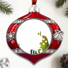 Gaming Controller Quote T- Shirt A Gaming Controller Quote Video Games T- Shirt (2) Metal Snowflake And Bell Red Ornament by ZUXUMI