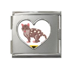 Quoll T-shirtnope Not Today Quoll 03 T-shirt Mega Link Heart Italian Charm (18mm) by EnriqueJohnson