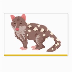 Quoll T-shirtnope Not Today Quoll 03 T-shirt Postcards 5  X 7  (pkg Of 10) by EnriqueJohnson