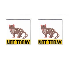 Quoll T-shirtnope Not Today Quoll 03 T-shirt Cufflinks (square) by EnriqueJohnson