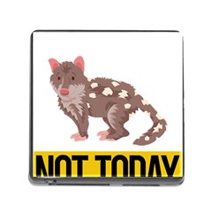 Quoll T-shirtnope Not Today Quoll 03 T-shirt Memory Card Reader (square 5 Slot) by EnriqueJohnson