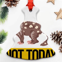 Quoll T-shirtnope Not Today Quoll 03 T-shirt Ornament (christmas Tree)  by EnriqueJohnson