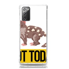 Quoll T-shirtnope Not Today Quoll 03 T-shirt Samsung Galaxy Note 20 Tpu Uv Case by EnriqueJohnson