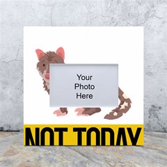 Quoll T-shirtnope Not Today Quoll 03 T-shirt White Box Photo Frame 4  X 6  by EnriqueJohnson