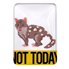 Quoll T-shirtnope Not Today Quoll 03 T-shirt Rectangular Glass Fridge Magnet (4 Pack) by EnriqueJohnson