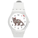 Quoll T-shirtsteal Your Heart Quoll 01 T-shirt Round Plastic Sport Watch (M) Front