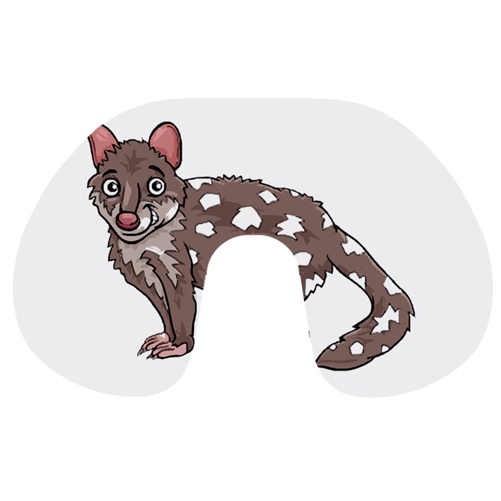 Quoll T-shirtsteal Your Heart Quoll 01 T-shirt Travel Neck Pillow