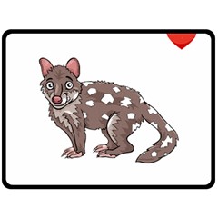 Quoll T-shirtsteal Your Heart Quoll 01 T-shirt Two Sides Fleece Blanket (large) by EnriqueJohnson