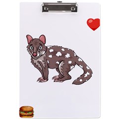 Quoll T-shirtsteal Your Heart Quoll 01 T-shirt A4 Acrylic Clipboard by EnriqueJohnson