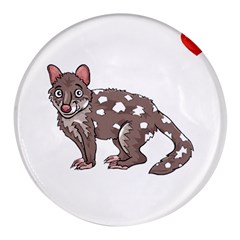 Quoll T-shirtsteal Your Heart Quoll 01 T-shirt Round Glass Fridge Magnet (4 Pack) by EnriqueJohnson