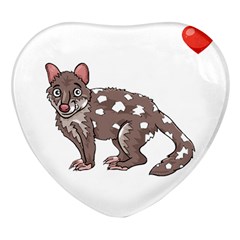 Quoll T-shirtsteal Your Heart Quoll 01 T-shirt Heart Glass Fridge Magnet (4 Pack) by EnriqueJohnson