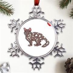 Quoll T-shirtsteal Your Heart Quoll 01 T-shirt Metal Large Snowflake Ornament by EnriqueJohnson