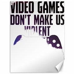 Gaming Controller Quote T- Shirt A Gaming Controller Quote Video Games T- Shirt (4) Canvas 36  X 48  by ZUXUMI