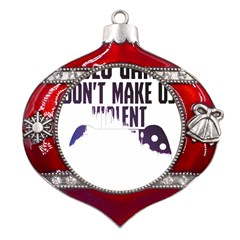 Gaming Controller Quote T- Shirt A Gaming Controller Quote Video Games T- Shirt (4) Metal Snowflake And Bell Red Ornament by ZUXUMI