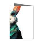 Rabbit T-shirtrabbit Watercolor Painting #rabbit T-shirt (1) Mini Greeting Cards (Pkg of 8) Left