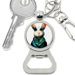 Rabbit T-shirtrabbit Watercolor Painting #rabbit T-shirt (1) Bottle Opener Key Chain by EnriqueJohnson