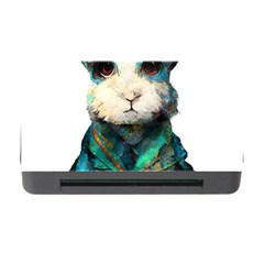 Rabbit T-shirtrabbit Watercolor Painting #rabbit T-shirt (1) Memory Card Reader With Cf by EnriqueJohnson