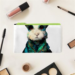 Rabbit T-shirtrabbit Watercolor Painting #rabbit T-shirt (1) Cosmetic Bag (xs) by EnriqueJohnson