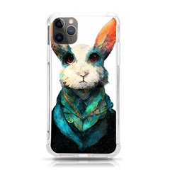 Rabbit T-shirtrabbit Watercolor Painting #rabbit T-shirt (1) Iphone 11 Pro Max 6 5 Inch Tpu Uv Print Case by EnriqueJohnson