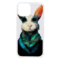 Rabbit T-shirtrabbit Watercolor Painting #rabbit T-shirt (1) Iphone 13 Mini Tpu Uv Print Case by EnriqueJohnson