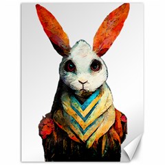 Rabbit T-shirtrabbit Watercolor Painting #rabbit T-shirt (2) Canvas 12  X 16  by EnriqueJohnson