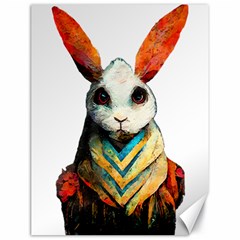 Rabbit T-shirtrabbit Watercolor Painting #rabbit T-shirt (2) Canvas 18  X 24  by EnriqueJohnson