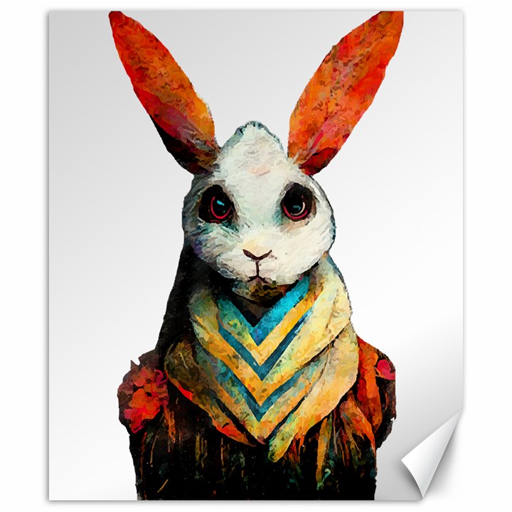 Rabbit T-shirtrabbit Watercolor Painting #rabbit T-shirt (2) Canvas 20  x 24 