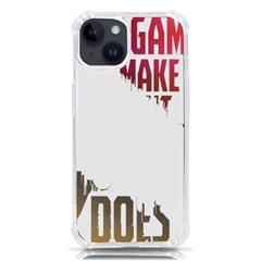 Gaming Controller Quote T- Shirt A Gaming Controller Quote Video Games T- Shirt Iphone 14 Tpu Uv Print Case by ZUXUMI