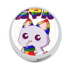 Gay Pride T- Shirt Gay Pride Kawaii Cat Strawberry Milk Rainbow Flag T- Shirt 4-port Usb Hub (two Sides) by ZUXUMI