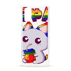 Gay Pride T- Shirt Gay Pride Kawaii Cat Strawberry Milk Rainbow Flag T- Shirt Samsung Galaxy S20 6 2 Inch Tpu Uv Case by ZUXUMI