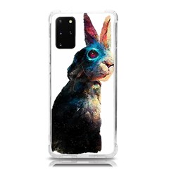 Rabbit T-shirtrabbit Watercolor Painting #rabbit T-shirt (3) Samsung Galaxy S20plus 6 7 Inch Tpu Uv Case by EnriqueJohnson