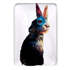 Rabbit T-shirtrabbit Watercolor Painting #rabbit T-shirt (3) Rectangular Glass Fridge Magnet (4 Pack) by EnriqueJohnson