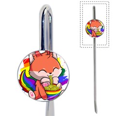 Gay Pride T- Shirt Gay Pride Kawaii Fox Ramen Noodles Rainbow Flag T- Shirt Book Mark by ZUXUMI