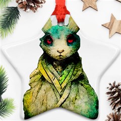 Rabbit T-shirtrabbit Watercolor Painting #rabbit T-shirt (5) Ornament (Star)