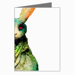 Rabbit T-shirtrabbit Watercolor Painting #rabbit T-shirt (5) Greeting Card by EnriqueJohnson