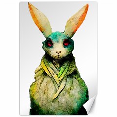 Rabbit T-shirtrabbit Watercolor Painting #rabbit T-shirt (5) Canvas 12  x 18 