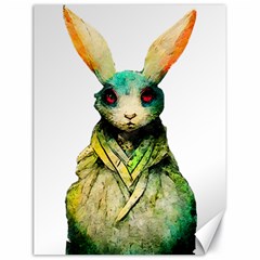 Rabbit T-shirtrabbit Watercolor Painting #rabbit T-shirt (5) Canvas 18  X 24  by EnriqueJohnson