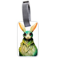 Rabbit T-shirtrabbit Watercolor Painting #rabbit T-shirt (5) Luggage Tag (two sides)