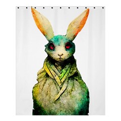 Rabbit T-shirtrabbit Watercolor Painting #rabbit T-shirt (5) Shower Curtain 60  x 72  (Medium) 