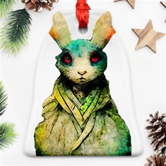 Rabbit T-shirtrabbit Watercolor Painting #rabbit T-shirt (5) Ornament (Bell)