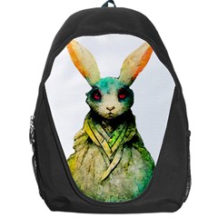 Rabbit T-shirtrabbit Watercolor Painting #rabbit T-shirt (5) Backpack Bag