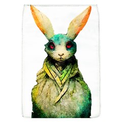 Rabbit T-shirtrabbit Watercolor Painting #rabbit T-shirt (5) Removable Flap Cover (L)