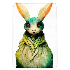 Rabbit T-shirtrabbit Watercolor Painting #rabbit T-shirt (5) Removable Flap Cover (S)